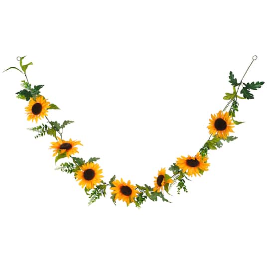 6ft. Yellow Sunflower Garland by Ashland®